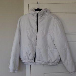 White Wild Fable Puffer Jacket